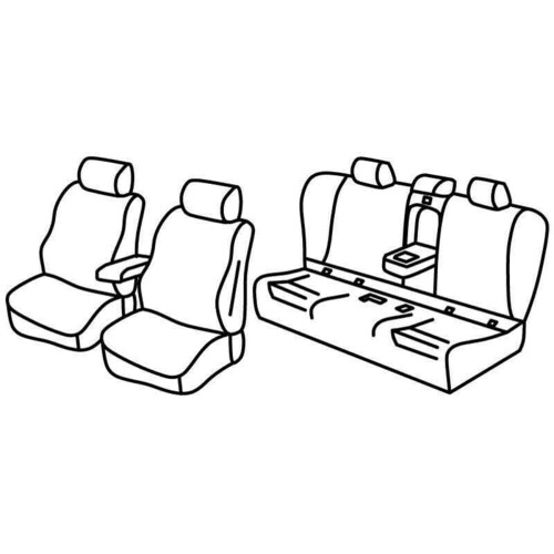 Coprisedili Lampa Set Superior - Beige - compatibile per Bmw Serie 3 (F30) (02/12>11/18)