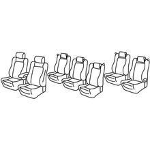 Coprisedili Lampa Set Superior - Nocciola - compatibili per Volkswagen Sharan (10/10>07/20)