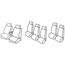 Coprisedili Lampa Set Superior - Nocciola - compatibili per Volkswagen Sharan (05/95>09/10)