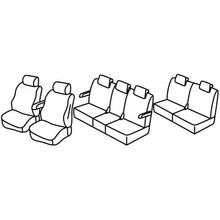 Coprisedili Lampa Set Superior - Nocciola - compatibili per Mazda 5 5p (08/05>10/10)