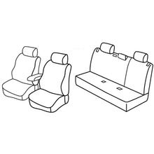 Coprisedili Lampa Set Superior - Nocciola - compatibili per Volvo V40 (09/12>05/20) - Volvo V40 Cross Country (01/13>05/20)
