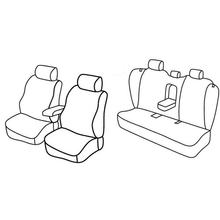 Coprisedili Lampa Set Superior - Nocciola - compatibili per Volvo S80 (05/06>06/16)