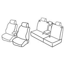 Coprisedili Lampa Set Superior - Nocciola - compatibili per Volkswagen Touareg (02/07>04/10)