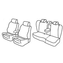 Capas de Bancos Lampa Set Superior - Nocciola - compatível para Volkswagen Passat Variant (09/05>12/10)