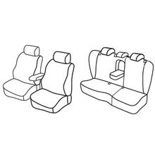 Coprisedili Lampa Set Superior - Nocciola - compatibili per Volkswagen Passat Variant (09/05>12/10) - Skoda Kamiq (12/19>)