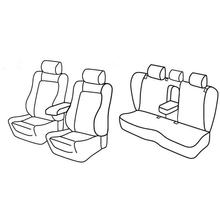Coprisedili Lampa Set Superior - Nocciola - compatibili per Volkswagen Passat cc(03/12>11/15) - Skoda Kamiq (12/19>)