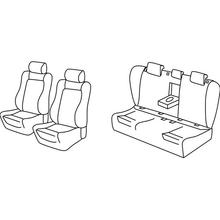Coprisedili Lampa Set Superior - Nocciola - compatibili per Volkswagen Passat 4p (12/14>10/20)