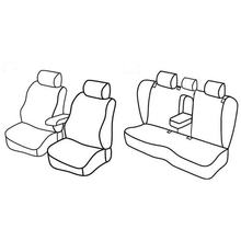 Coprisedili Lampa Set Superior - Nocciola - compatibili per Volkswagen Passat 4p (01/11>10/14)