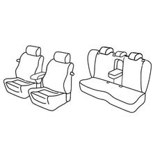 Coprisedili Lampa Set Superior - Nocciola - compatibili per Volkswagen Passat 4p (03/05>12/10)