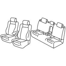 Coprisedili Lampa Set Superior - Nocciola - compatibili per Volkswagen Golf VII 5p (11/12>12/19)
