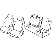 Coprisedili Lampa Set Superior - Nocciola - compatibili per Volkswagen Golf VII 5p (11/12>12/19) - Volkswagen Golf VII Variant (10/13>05/20)