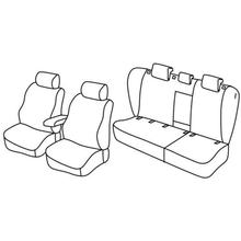 Coprisedili Lampa Set Superior - Nocciola - compatibili per Volkswagen Golf VI Variant (10/09>09/13)