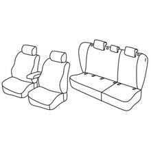 Capas de Assento Lampa Set Superior - Nocciola - compatível para Volkswagen Golf VI Variant (10/09>09/13)
