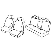 Coprisedili Lampa Set Superior - Nocciola - compatibili per Volkswagen Golf VI 5p (11/08>10/12)