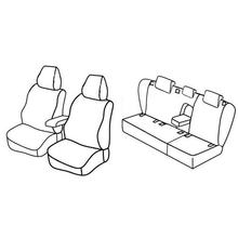 Coprisedili Lampa Set Superior - Nocciola - compatibili per Volkswagen Golf V Variant (05/07>09/09)
