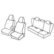 Coprisedili Lampa Set Superior - Nocciola - compatibili per Volkswagen Golf V Variant (05/07>09/09)