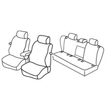 Coprisedili Lampa Set Superior - Nocciola - compatibili per Volkswagen Golf V 3p (11/03>10/08)