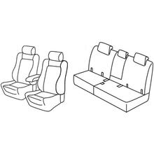 Coprisedili Lampa Set Superior - Nocciola - compatibili per Toyota Rav4 (03/13>02/19)