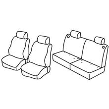 Coprisedili Lampa Set Superior - Nocciola - compatibili per Toyota Rav4 5p (10/00>01/06)