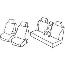 Coprisedili Lampa Set Superior - Nocciola - compatibili per Toyota Prius 5p (07/09>02/16)