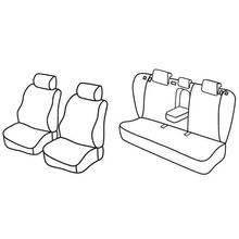 Coprisedili Lampa Set Superior - Nocciola - compatibili per Toyota Avensis Wagon (04/09>03/19)
