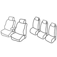 Stoelhoezen Lampa Set Superior - Nocciola - compatibel voor Skoda Yeti (01/14>12/17)
