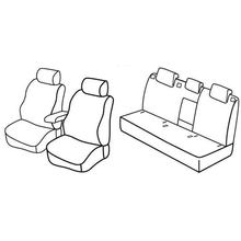 Stoelhoezen Lampa Set Superior - Nocciola - compatibel voor Skoda Rapid 5p (01/13>12/14)
