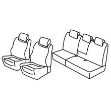 Coprisedili Lampa Set Superior - Nocciola - compatibili per Seat Altea XL (01/07>06/15)
