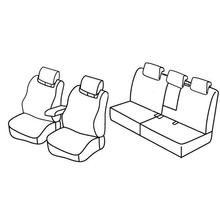 Coprisedili Lampa Set Superior - Nocciola - compatibili per Seat Altea XL (01/07>06/15)