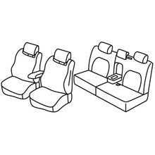 Coprisedili Lampa Set Superior - Nocciola - compatibili per Seat Altea (04/04>12/14)