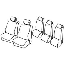 Coprisedili Lampa Set Superior - Nocciola - compatibile per Renault Scenic (06/03>08/09)