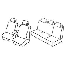 Coprisedili Lampa Set Superior - Nocciola - compatibili per Renault Megane III Sportour (09/09>09/16)