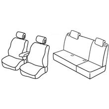 Coprisedili Lampa Set Superior - Nocciola - compatibili per Renault Megane III Sportour (09/09>09/16)