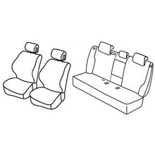 Stoelhoezen Lampa Set Superior - Nocciola - geschikt voor Renault Laguna III 5-deurs (11/10>04/13)