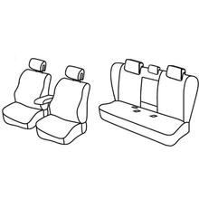 Stoelhoezen Lampa Set Superior - Nocciola - compatibel voor Renault Laguna III Sportour (10/07>04/13)