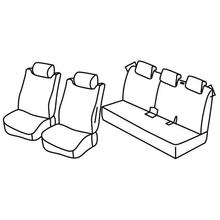 Stoelhoezen Lampa Set Superior - Nocciola - geschikt voor Renault Captur (05/13>11/19)