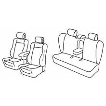 Stoelhoezen Lampa Set Superior - Nocciola - compatibel voor Peugeot 508 4p (03/11>05/18)