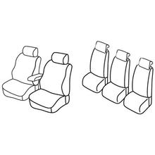 Stoelhoezen Lampa Set Superior - Nocciola - compatibel voor Peugeot 308 sw (05/08>04/14)