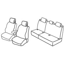 Coprisedili Lampa Set Superior - Nocciola - compatibili per Peugeot 308 5p (09/07>09/13)