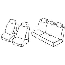Coprisedili Lampa Set Superior - Nocciola - compatibili per Peugeot 308 5p (09/07>09/13)
