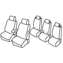Coprisedili Lampa Set Superior - Nocciola - compatibili per Opel Zafira Tourer (11/11>12/19)