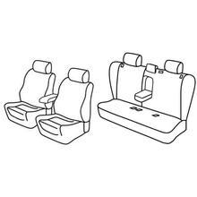 Coprisedili Lampa Set Superior - Nocciola - compatibili per Opel Vectra 5p (10/02>01/09)