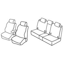 Coprisedili Lampa Set Superior - Nocciola - compatibili per Opel Meriva (02/14>05/17)