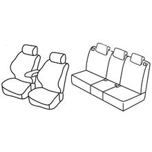 Coprisedili Lampa Set Superior - Nocciola - compatibili per Opel Meriva (05/10>01/14)