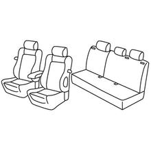 Coprisedili Lampa Set Superior - Nocciola - compatibili per Opel Astra H GTC (04/05>08/11)
