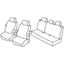 Coprisedili Lampa Set Superior - Nocciola - compatibili per Opel Astra H GTC (04/05>08/11)