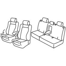 Coprisedili Lampa Set Superior - Nocciola - compatibile per Opel Antara (11/06>05/17)