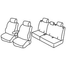 Coprisedili Lampa Set Superior - Nocciola - compatibili per Opel Antara (11/06>05/17)