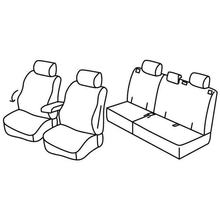 Coprisedili Lampa Set Superior - Nocciola - compatibili per Opel Antara (11/06>05/17)