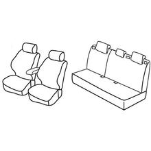 Sitzbezüge Lampa Set Superior - Nocciola - kompatibel für Nissan Juke (10/10>11/19)